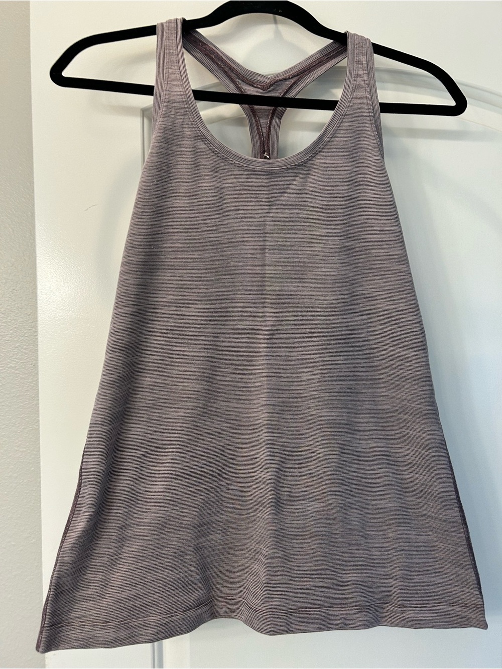 lululemon athletica Heathered Mauve Twist-Back Tank